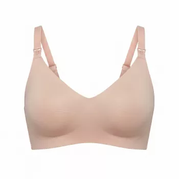 Biustonosz do karmienia Momcozy YN21 (XL) firmy Momcozy — bezszwowy, beżowy, rozmiar XL