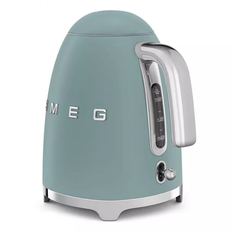 Czajnik Smeg w stylu lat 50. szmaragdowozielony