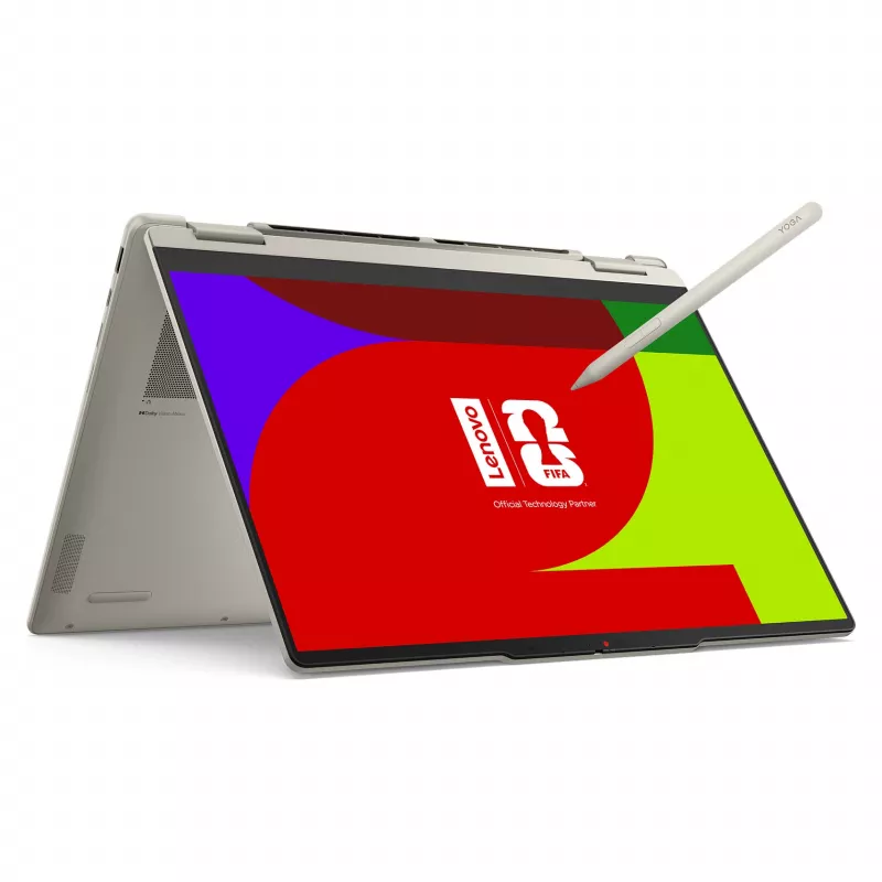 Lenovo Yoga 7a 2-w-1 14AGP11 RYZ AI 7 445/32GB/1TBSSD/W11 Home z rysikiem - Układ klawiatury może być niemiecki