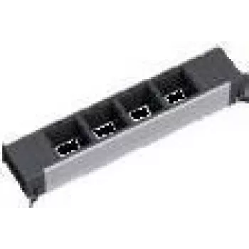 Power Extension Bachmann 909.000 Indoor Czarny Aluminium