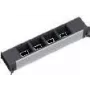 Power Extension Bachmann 909.000 Indoor Czarny Aluminium