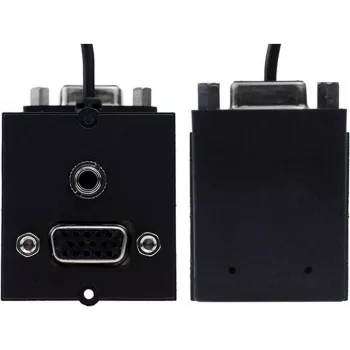 Gniazdo wtykowe VGA + RCA Bachmann 917.058 do łączności audio-wideo