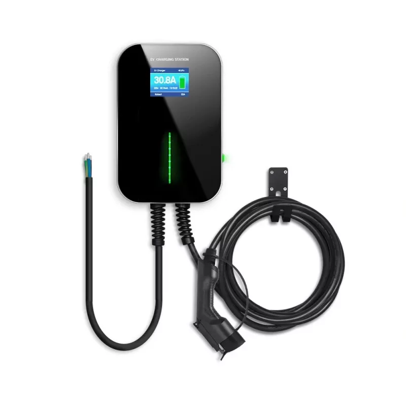 Extralink BS20-BC-22kW-APP Ładowarka do samochodów elektrycznych Typ 2 32A 22kW, 3 fazy, ekran LCD, aplikacja, 6,1m