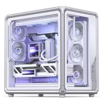 Jonsbo X400 Obudowa PC, Midi Tower, ATX, Szkło hartowane - Biały