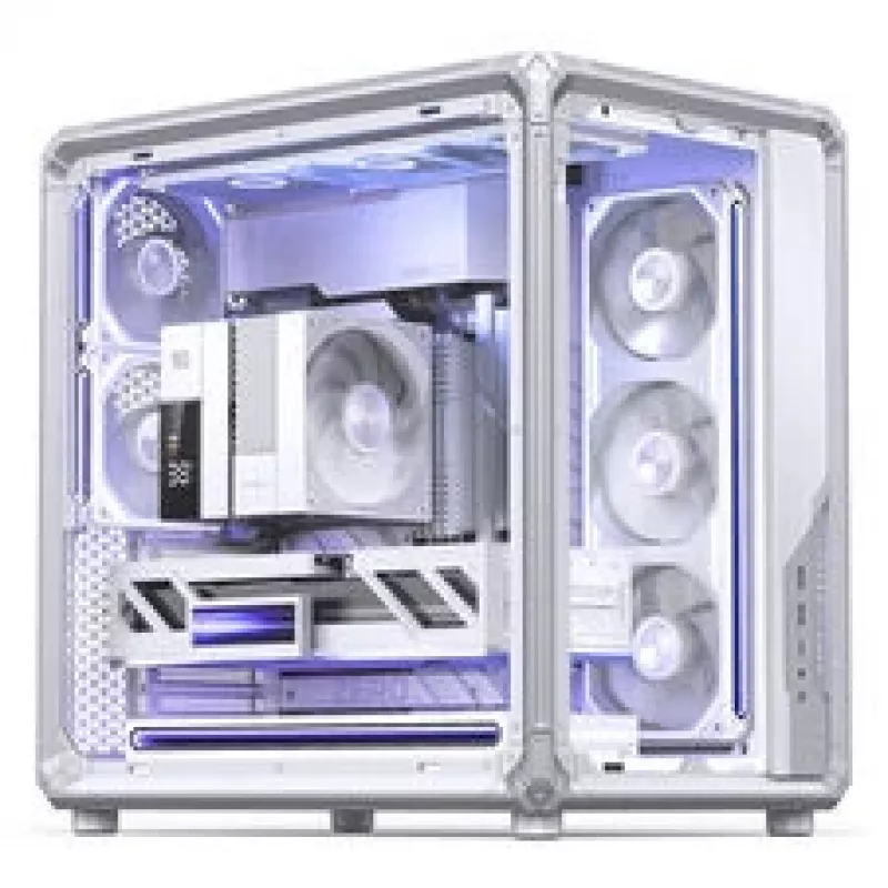 Jonsbo X400 Obudowa PC, Midi Tower, ATX, Szkło hartowane - Biały