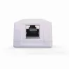 Ekranowane gniazdo sieciowe natynkowe GEMBIRD 1×RJ45 kategorii 6A FTP