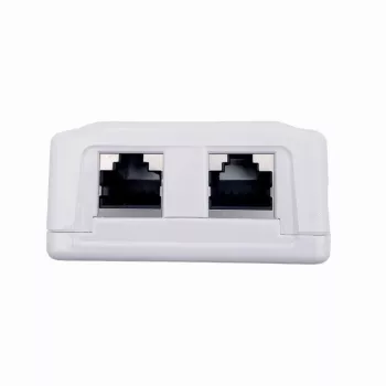Wall-Mounted Shielded sieciowy Outlet GEMBIRD Gniazdo natynkowe 2×RJ45 Cat6A FTP