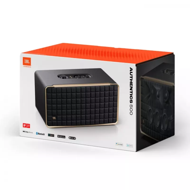 JBL Authentics 500 Czarny, Złoty 135 W