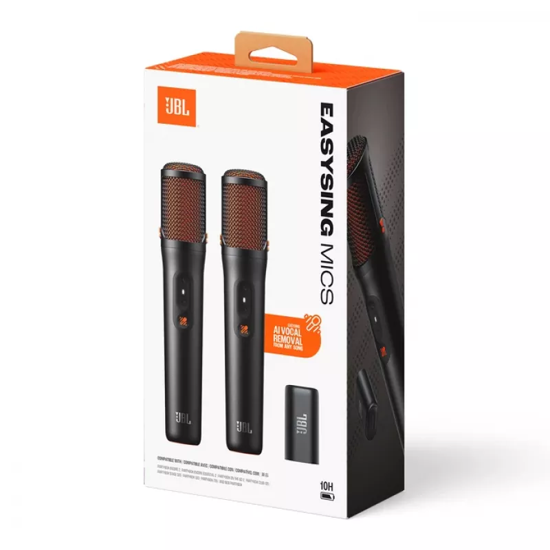 JBL EasySing Mics Czarny Zestaw mikrofonów