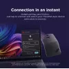 Bezprzewodowa symetryczna mysz Bluetooth Lenovo 4Y51T62792 — IR LED, 4000 DPI, 7 przycisków, kółko, szary