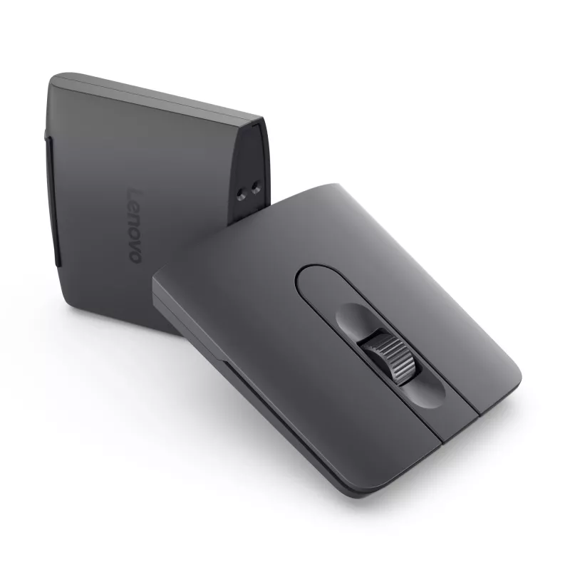 Bezprzewodowa symetryczna mysz Bluetooth Lenovo 4Y51T62792 — IR LED, 4000 DPI, 7 przycisków, kółko, szary