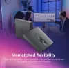 Bezprzewodowa symetryczna mysz Bluetooth Lenovo 4Y51T62792 — IR LED, 4000 DPI, 7 przycisków, kółko, szary