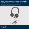 HP Poly Czarnywire 8225 USB-C Headset, Wired, Office/Call center, 185 g, Headset, Czarny