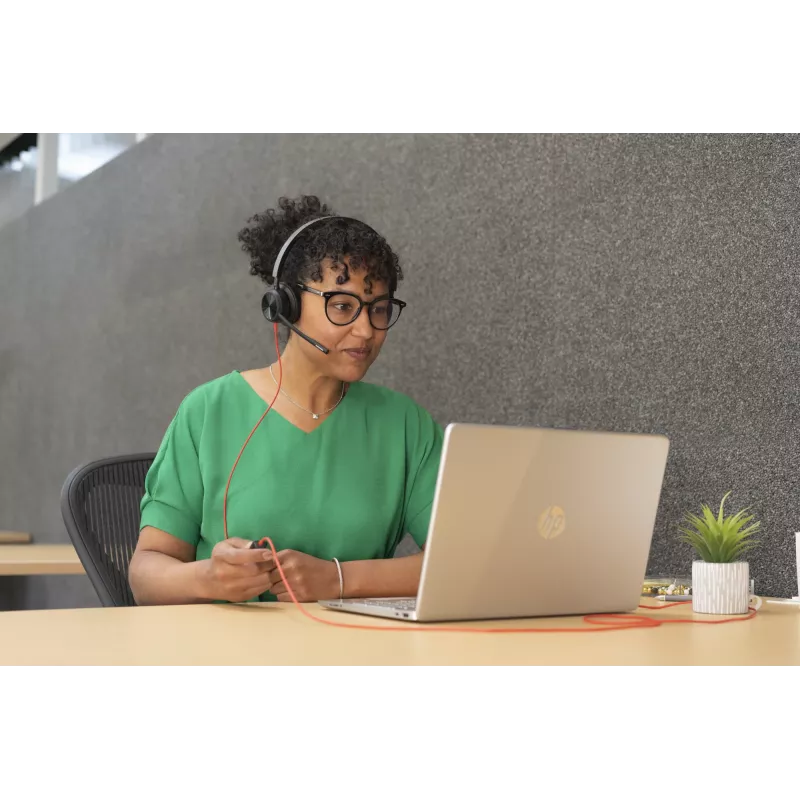 HP Poly Czarnywire 8225 USB-C Headset, Wired, Office/Call center, 185 g, Headset, Czarny