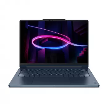 Lenovo Yoga 9 2-w-1 14IPH11 Copilot+ PC Intel Core Ultra 7 355 Hybrydowy (2-w-1) 35,6 cm (14 cali) Ekran dotykowy 2.8K 32 GB LPDDR5x-SDRAM 1 TB SSD Wi-Fi 7 (802.11be) Windows 11 Home niemiecki niebieski