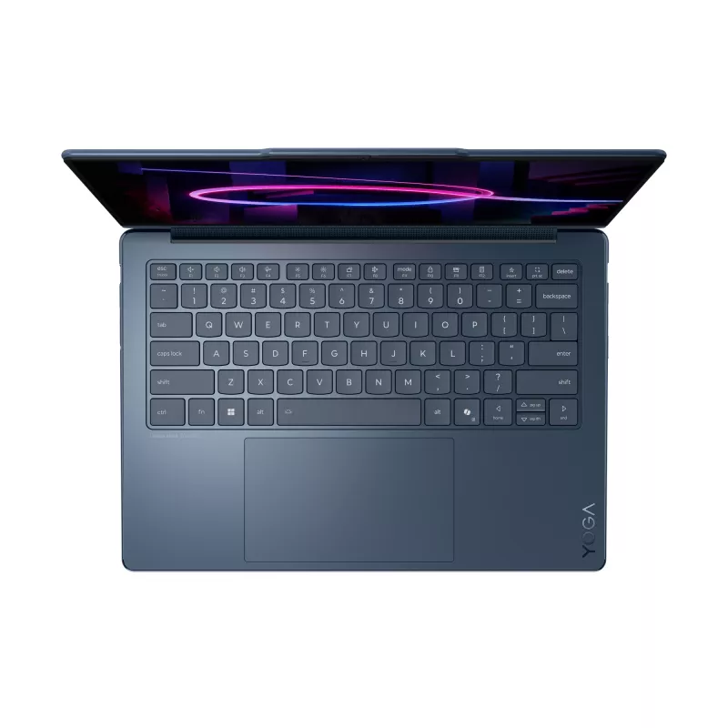Lenovo Yoga 9 2-w-1 14IPH11 Copilot+ PC Intel Core Ultra 7 355 Hybrydowy (2-w-1) 35,6 cm (14 cali) Ekran dotykowy 2.8K 32 GB LPDDR5x-SDRAM 1 TB SSD Wi-Fi 7 (802.11be) Windows 11 Home niemiecki niebieski