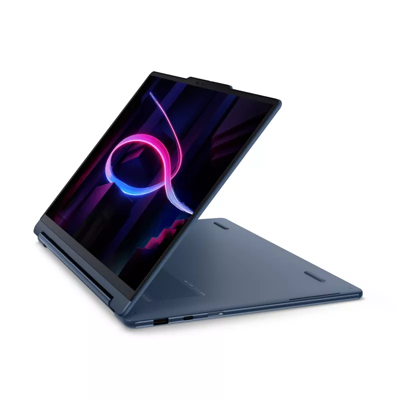 Lenovo Yoga 9 2-w-1 14IPH11 Copilot+ PC Intel Core Ultra 7 355 Hybrydowy (2-w-1) 35,6 cm (14 cali) Ekran dotykowy 2.8K 32 GB LPDDR5x-SDRAM 1 TB SSD Wi-Fi 7 (802.11be) Windows 11 Home niemiecki niebieski