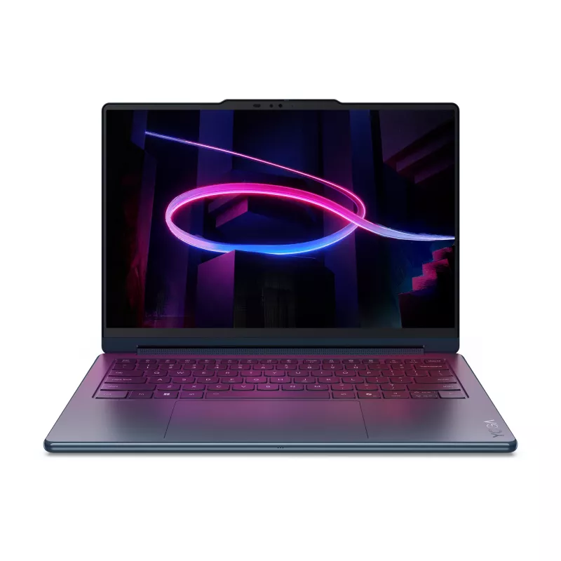 Lenovo Yoga 9 2-w-1 14IPH11 Copilot+ PC Intel Core Ultra 7 355 Hybrydowy (2-w-1) 35,6 cm (14 cali) Ekran dotykowy 2.8K 32 GB LPDDR5x-SDRAM 1 TB SSD Wi-Fi 7 (802.11be) Windows 11 Home niemiecki niebieski
