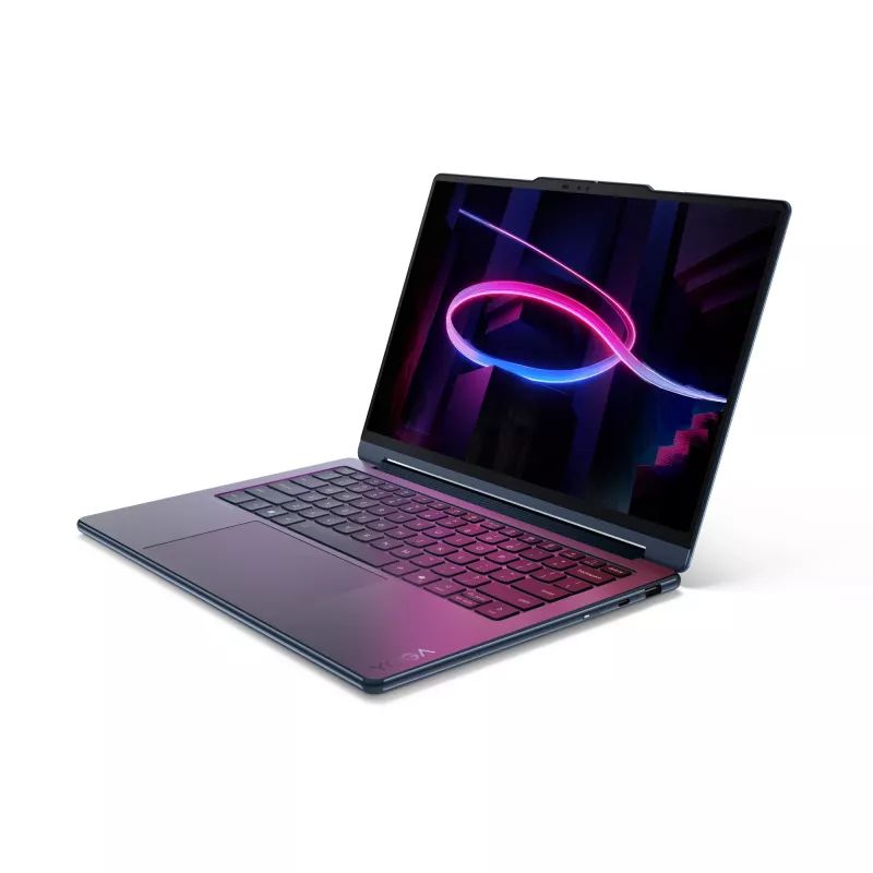 Lenovo Yoga 9 2-w-1 14IPH11 Copilot+ PC Intel Core Ultra 7 355 Hybrydowy (2-w-1) 35,6 cm (14 cali) Ekran dotykowy 2.8K 32 GB LPDDR5x-SDRAM 1 TB SSD Wi-Fi 7 (802.11be) Windows 11 Home niemiecki niebieski