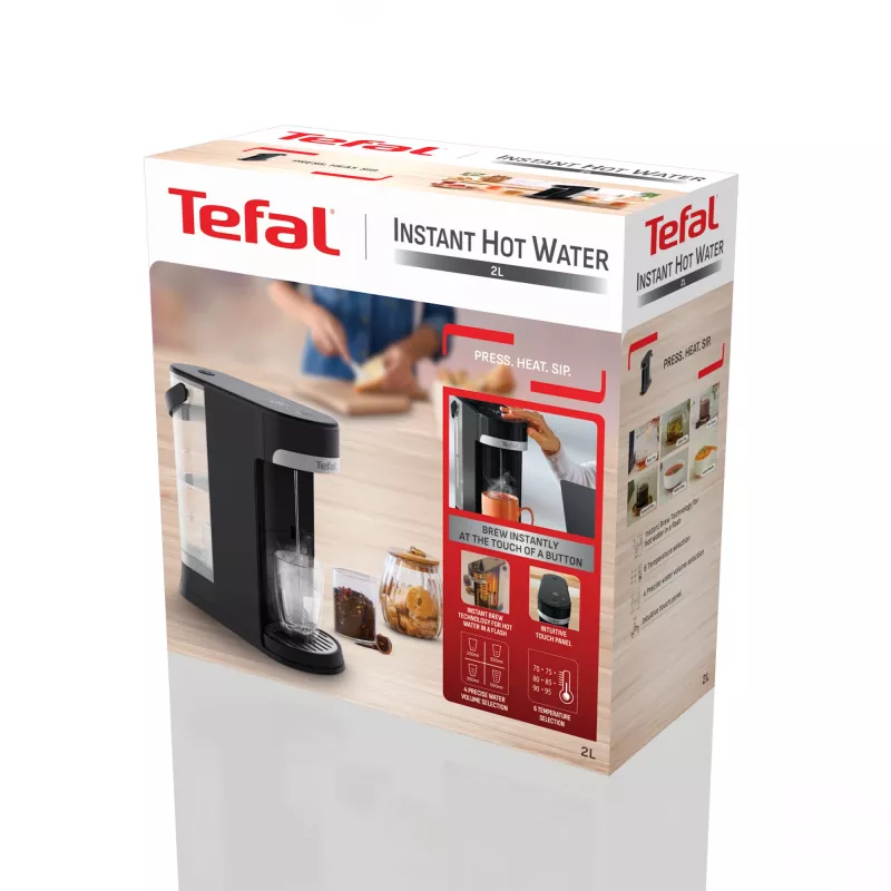 Dozownik wody Tefal Instant Hot Water BR3508E0 Czarny 2 L