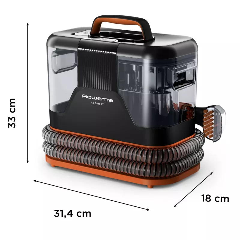 Odkurzacz Rowenta Clean It IN5011F0 — mokro-suchy, bezworkowy, filtracja wodna, 1,5 L, 400 W
