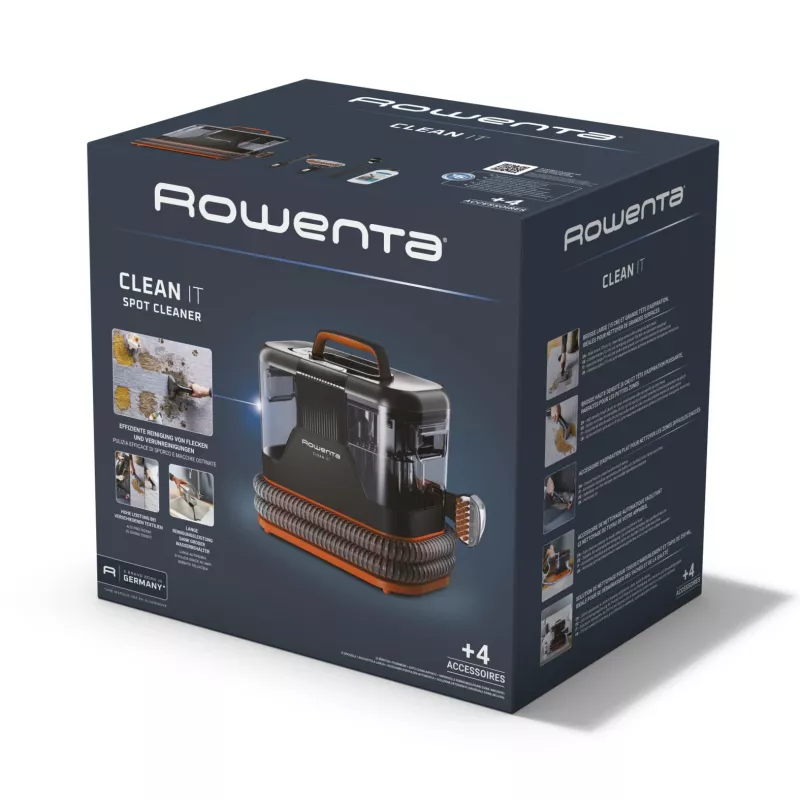 Odkurzacz Rowenta Clean It IN5011F0 — mokro-suchy, bezworkowy, filtracja wodna, 1,5 L, 400 W