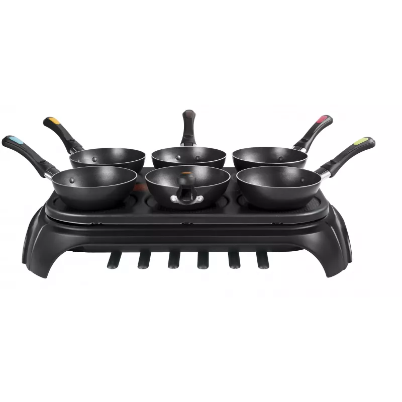Tefal WokParty Duo PY5828 Czarny, Stal nierdzewna 1000 W