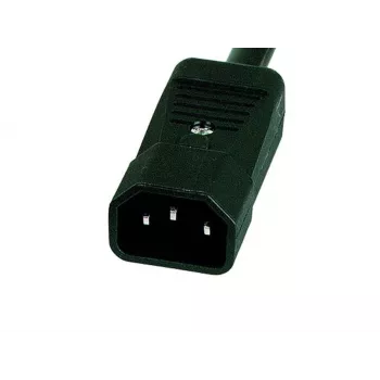 19-calowa listwa zasilająca 6-drogowa CEE7, kabel połączeniowy 2,35 m, czarna - do podłączania urządzeń ze standardową wtyczką z uziemieniem do UPS (808892)
