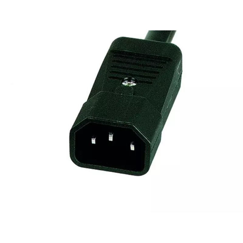 19-calowa listwa zasilająca 6-drogowa CEE7, kabel połączeniowy 2,35 m, czarna - do podłączania urządzeń ze standardową wtyczką z uziemieniem do UPS (808892)