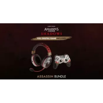 Lexip Assassin’s Creed Shadows pudełko „Assassin” – zestaw słuchawkowy do gier PC i kontroler