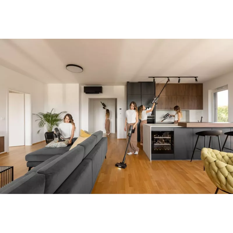 Gorenje SVC296449NMBL odkurzacz ręczny 2-w-1 Zasilany bateriami Suchy HEPA Bezworkowy 0,6 L 550 W Antracytowy