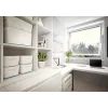 Esselte 5258-10-01 Tacka do przechowywania Prostokątna Akrylonitryl-butadien-styren (ABS) Szary, Biały
