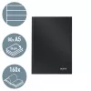 Leitz Notebook Solid Hardcover A5 Liniowany 90 gram 80 kartek, Monochromatyczny, Czarny, A5, 80 kartek, Błyszczący, 80 g/m²