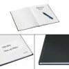 Leitz Notebook Solid Hardcover A5 Liniowany 90 gram 80 kartek, Monochromatyczny, Czarny, A5, 80 kartek, Błyszczący, 80 g/m²
