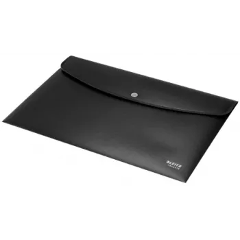Leitz Recycle Document Wallet, folder Signature, A4, polipropylen (PP), czarny, mat, poziomy