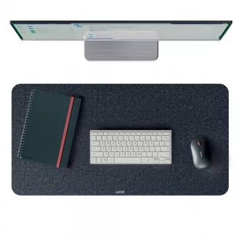 Leitz Duża filcowa podkładka na biurko, ciemnoszary, filc, 360 mm, 700 mm, 3 mm, 400 g