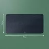 Leitz Duża filcowa podkładka na biurko, ciemnoszary, filc, 360 mm, 700 mm, 3 mm, 400 g