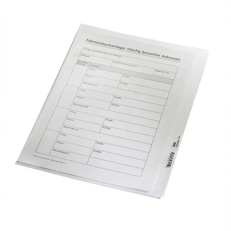 Leitz 41050000 folder PVC Transparent A5