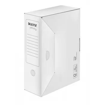 Pudełko archiwizacyjne Leitz Infinity FSC® 100 mm, białe, A4, 160 g, 100 x 330 x 255 mm