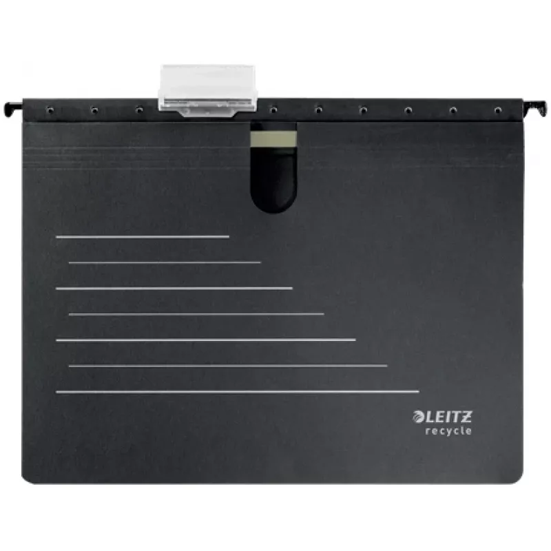 Leitz Alpha® Recycle Segregator wiszący, A4, czarny, karton, 348 mm, 2 mm, 270 mm