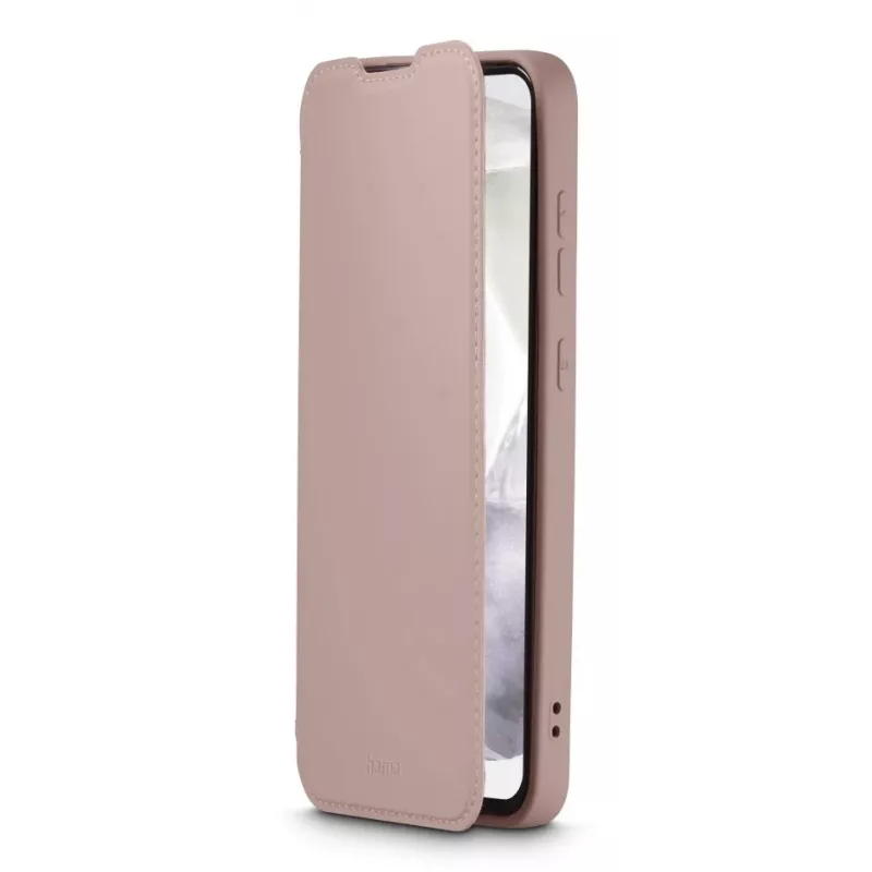 Etui z klapką Hama Fantastic Feel Galaxy A56 5G 17 cm 2 kieszenie na karty Nude