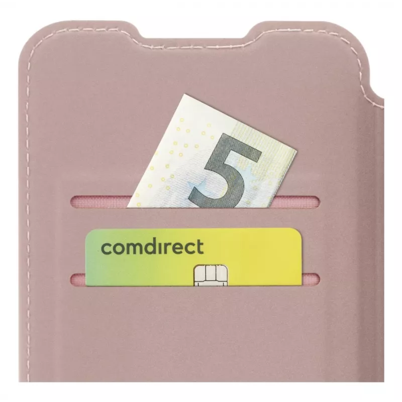 Etui z klapką Hama Fantastic Feel Galaxy A56 5G 17 cm 2 kieszenie na karty Nude