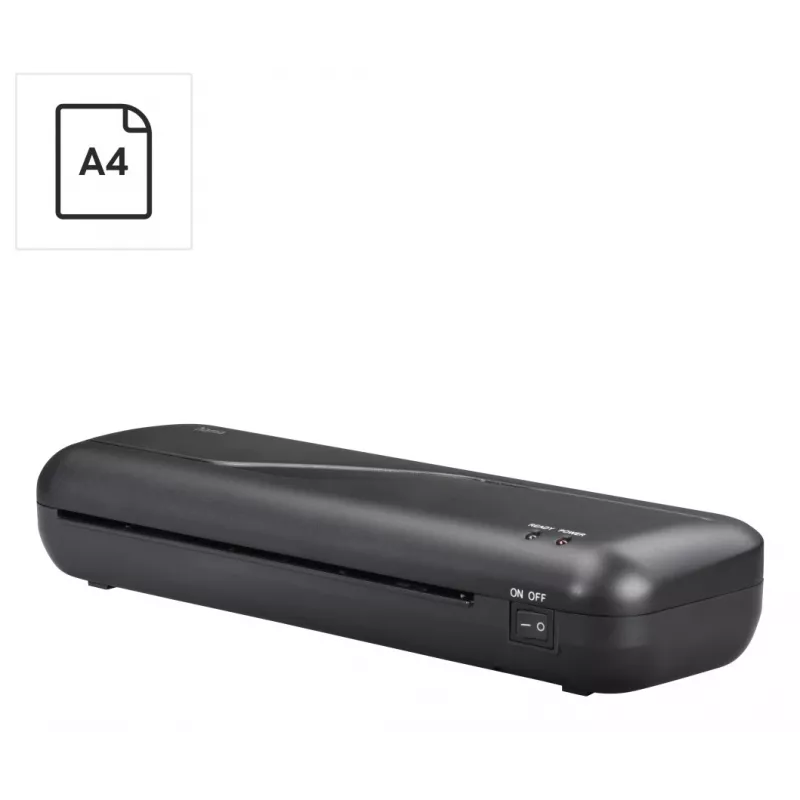 Laminator na gorąco HAMA 00050573 — maks. szerokość laminowania 230 mm, czas nagrzewania 3 min, czarny