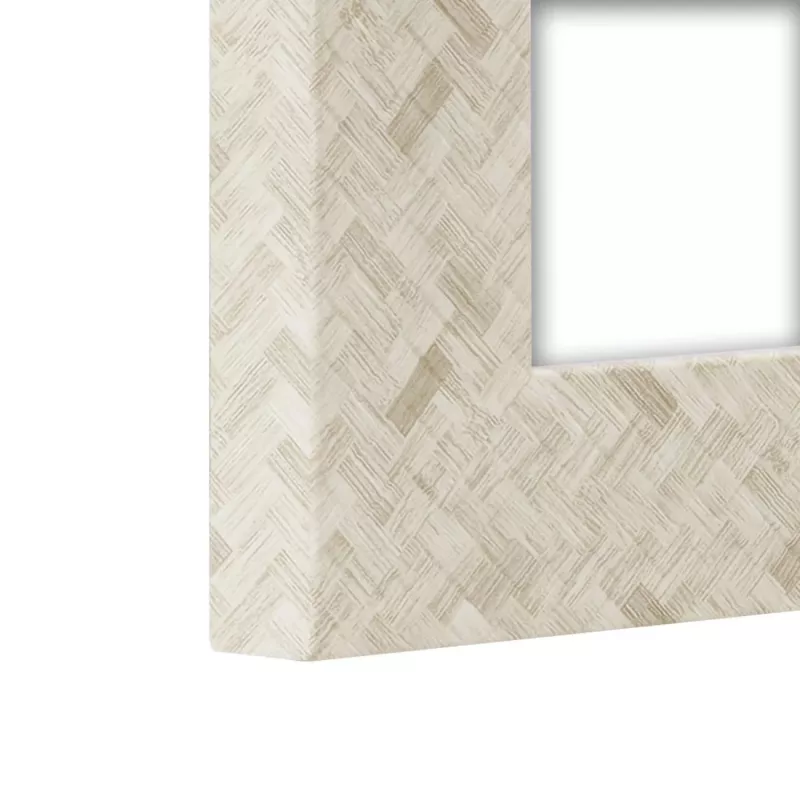 Pojedyncza ramka na zdjęcie HAMA Twist — tworzywo sztuczne EPDM, beżowy, pasuje do zdjęć 10×15 cm