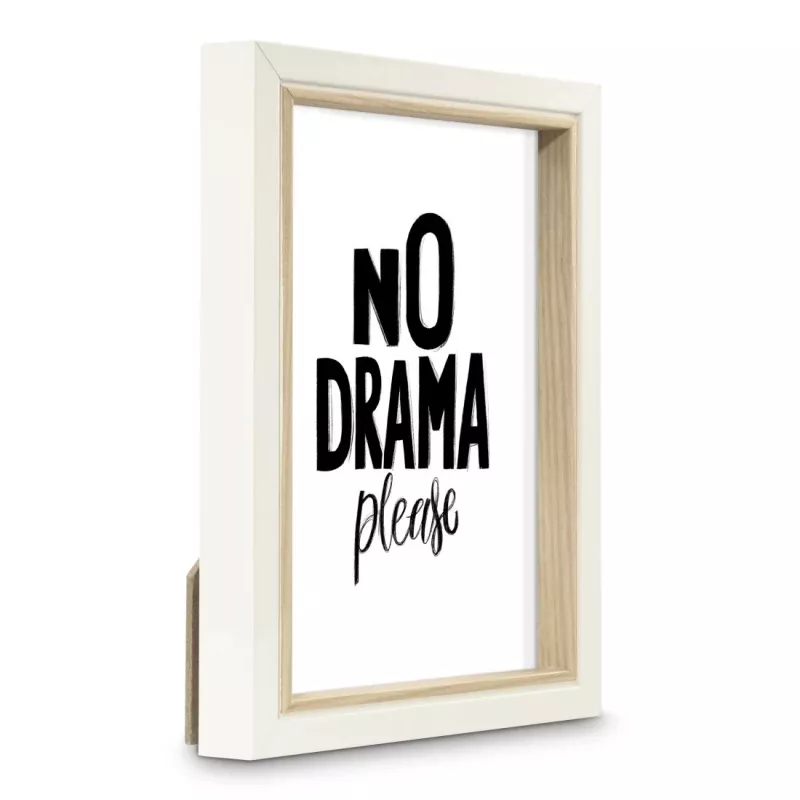Pojedyncza ramka na zdjęcie HAMA Aura — drewniana, biała, pasuje do zdjęć 150 × 200 mm (FSC)