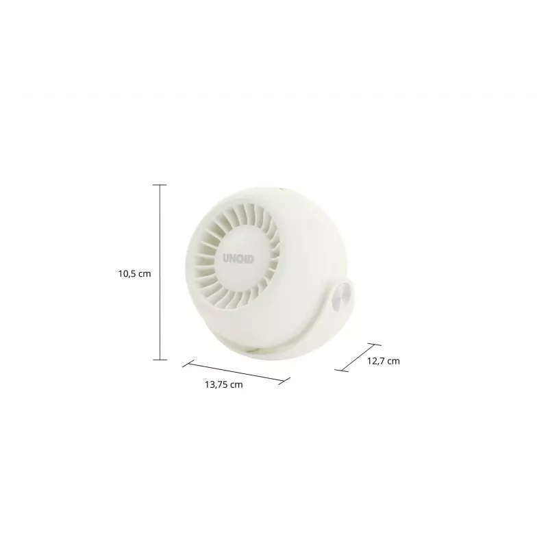 Unold Breezy Bowl 86670 kompaktowy wentylator osobisty, kremowy