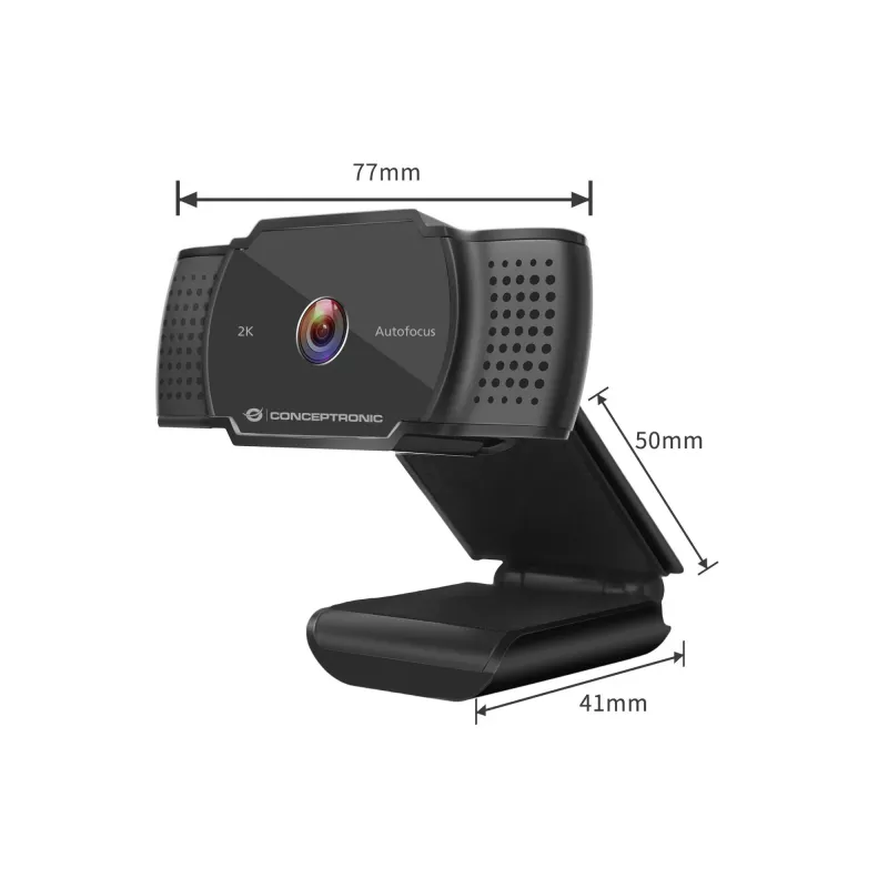 Kamera internetowa Conceptronic AMDIS 2K Super HD z autofokusem i mikrofonem