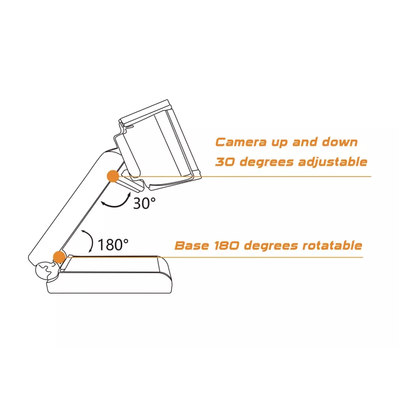 Kamera internetowa Conceptronic AMDIS 2K Super HD z autofokusem i mikrofonem