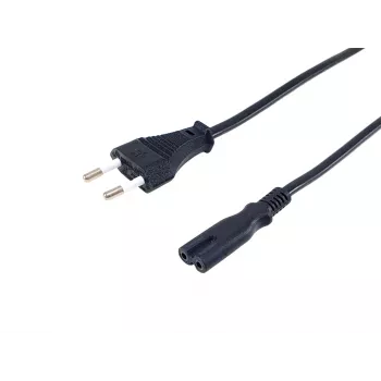 Equip Wysokiej Jakości Przewód Zasilający, C7 do 2-pin Euro, 3,0m, 3 m, 2-pin, złącze C7, H03VVH2-F, 250 V, 2,5 A
