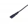 Equip Wysokiej Jakości Przewód Zasilający, C7 do 2-pin Euro, 3,0m, 3 m, 2-pin, złącze C7, H03VVH2-F, 250 V, 2,5 A